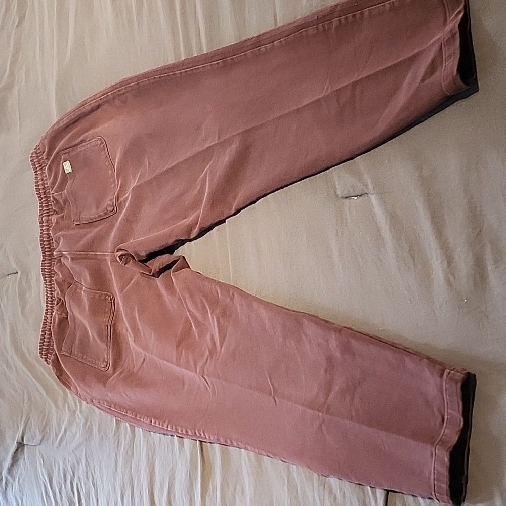 Ascend Burgandy Ribbed Pants - Picture 10 of 11